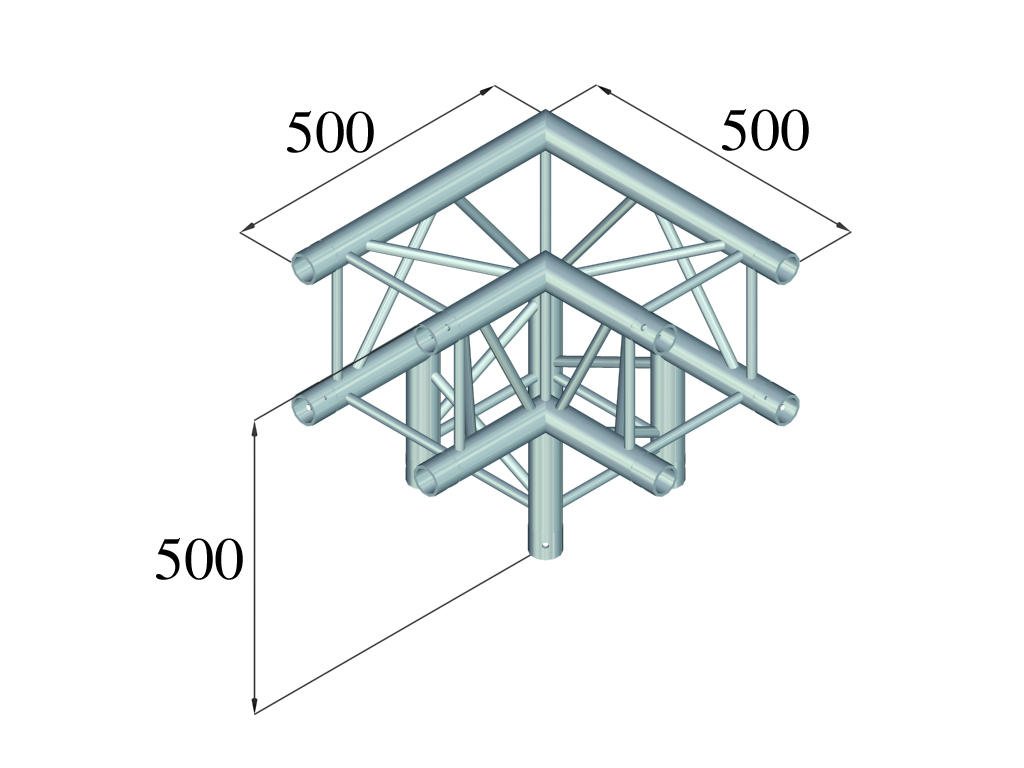 ALUTRUSS QUADLOCK 6082L-30 3-Wege-Ecke 90° mieten