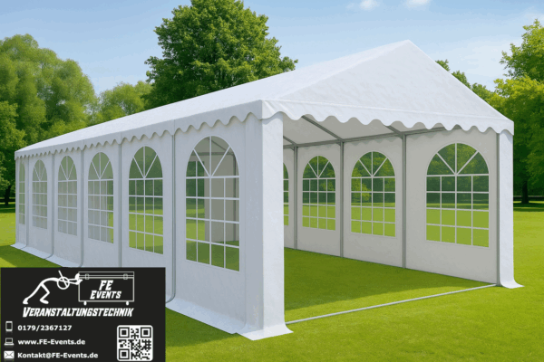 Partyzelt 12 x 5 Meter mieten Zeltverleih